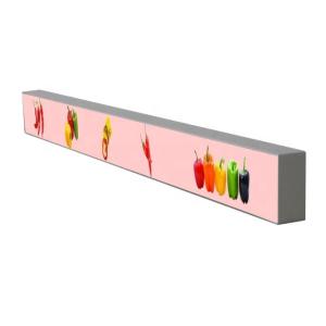 Quality Supermarket COB P1.875 Shelf Led Signage , Led Shelf Board 0.35kg Weight wholesale