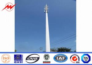 Quality 50m Conical 138kv Power Transmission Tower / Power Transmission Pole wholesale