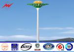 20M Height HPS Plaza High Mast Tower , Commercial Outdoor Light Poles