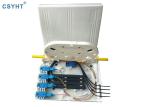 ABS PLC 4C Fiber Optic Distribution Box 10mm Cable Indoor Wall Mount