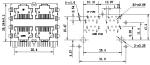 LPJ27002-2CNL Cross 7499061000 Rj45 Female Connectors