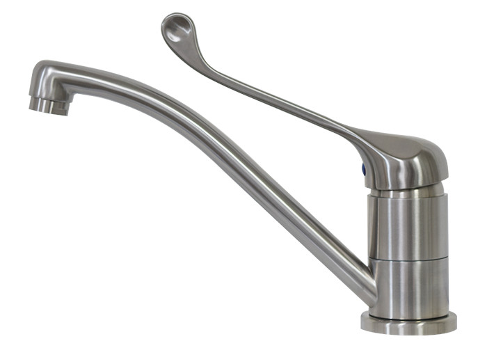 Watermark AISI304/316 long handle hospital sink faucet steel lavatory tap