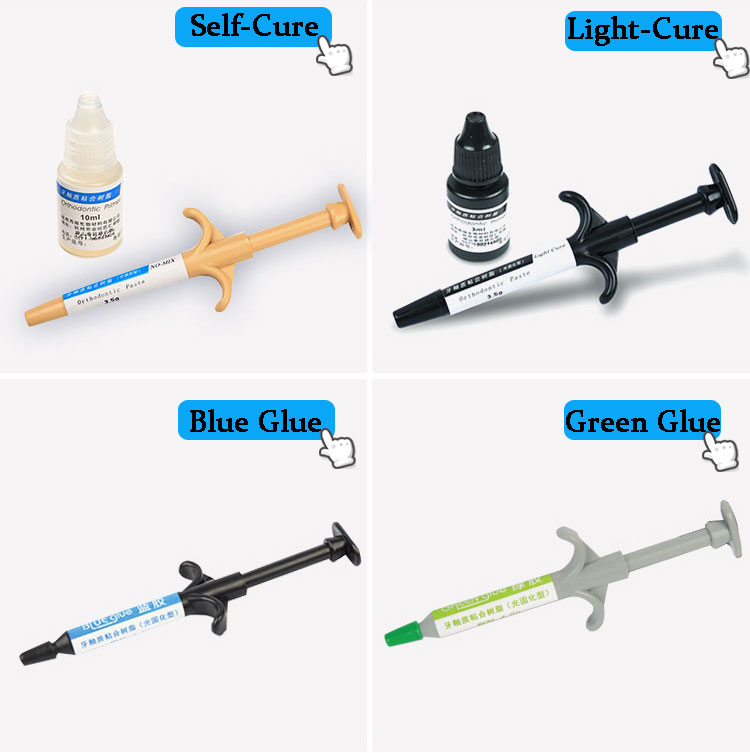 Resin Orthodontic Adhesives Dental Bonding Light Cure Adhesive Plus Green Glue