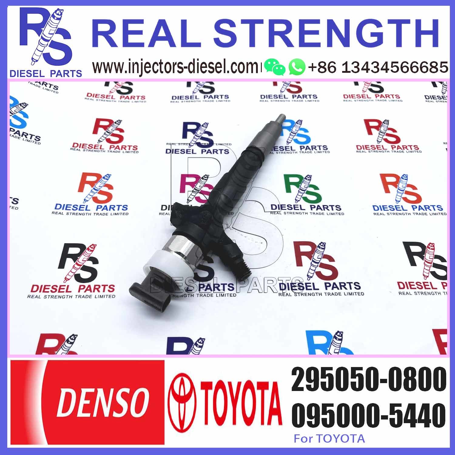 Common Rail Fuel Injector 23670-09380 295050-0813 295050-0540 295050-0800 For Toyota Hilux 2KD-FTV