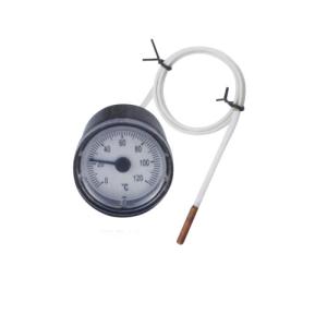 Quality 180C 63MM 2.5in Capillary Temperature Gauge ABS Ring 1m Back Mount Gauge wholesale