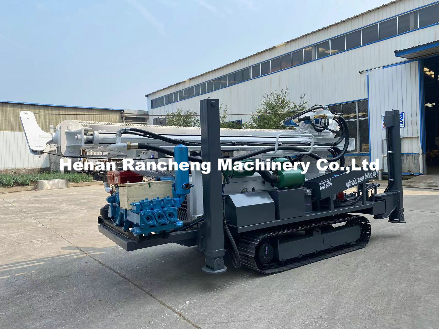Rock Killer Drilling Rig 350m Deep Bore Well Drilling Machine With Diameter 100-350mm