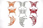 Magnetic dies Butterfly steel die cuts embosses Scrapbook Templates Butterfly