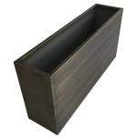 Handmade metal crafts longwy style flower pot planter box