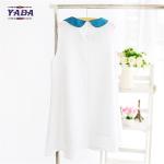 One piece sleeveless a line design elegant mini formal office dresses long dress
