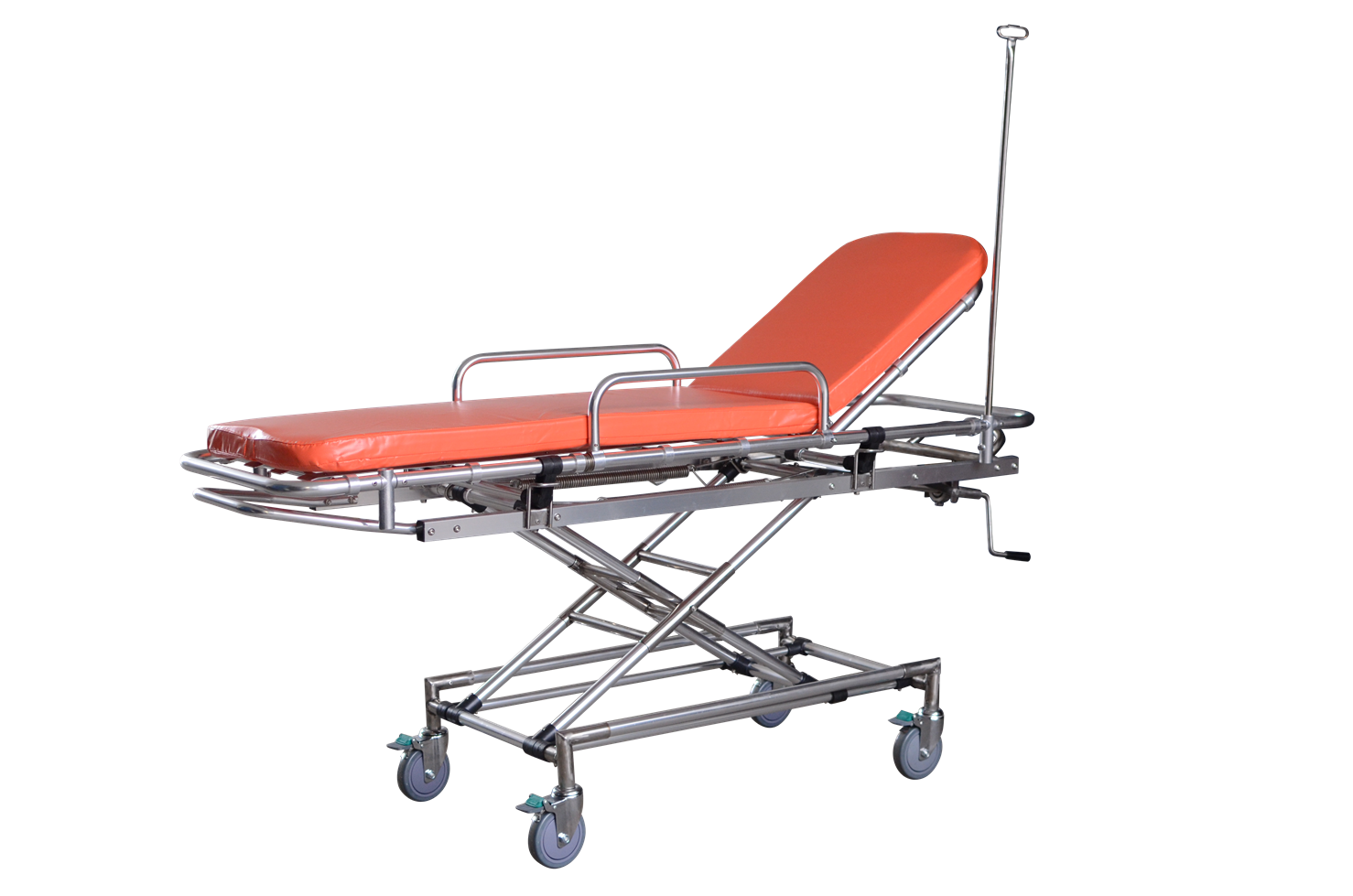 88CM 1.9M Patient Transfer Trolley Aluminum Alloy Load Transfer Trolley