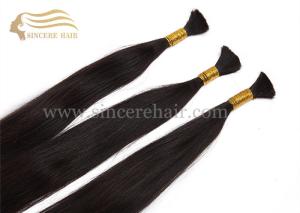 Quality 20&quot; Natural Virgin Human Hair Extensions Bulk Hair for sale, 20&quot; Black Natural Real Virgin Hair Bulk Extensions For Sale wholesale