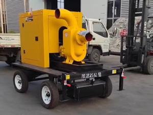 Quality 200mm High Pressure Diesel Water Pump For Sewage Drainage wholesale
