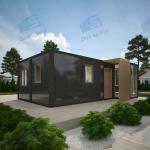 Cabin Expandable Container House For Hotel Garden House Hotels Resorts