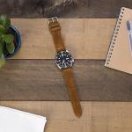 16 - 28mm 2 Piece Suede Watch Belt Strap With TTO Logo