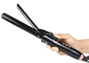 Quality Tourmaline Ceramic Hair Curler , 25mm Barrel Hair Styler Curling Wand wholesale