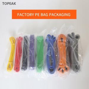 Quality Set Of 5 Athletic Resistance Band Workout For Basketball Players Stretch 2.4 inches wholesale