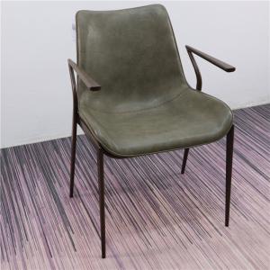 Quality Luxury Kitchen Table 68.5cm Metal Wood Dining Chair wholesale