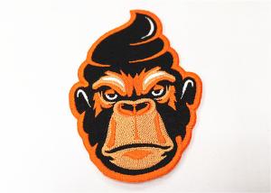 Quality Recycled Animal Logo Hat Patches Eco Friendly Felt Background 7.5cmX5cm wholesale