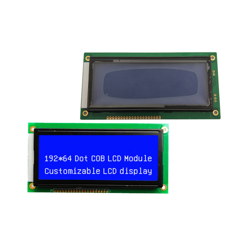 4.3 Inch STN Blue Lcd Display Module , 192x64 Dots Driving IC KS0107/KS0108