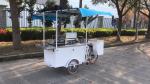 7 Speed Gear Disc Brake Stainless Steel Bike Food Cart