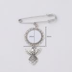 Sublimation Blank Metal Brooch Pendants Sublimation Brooches Pendant