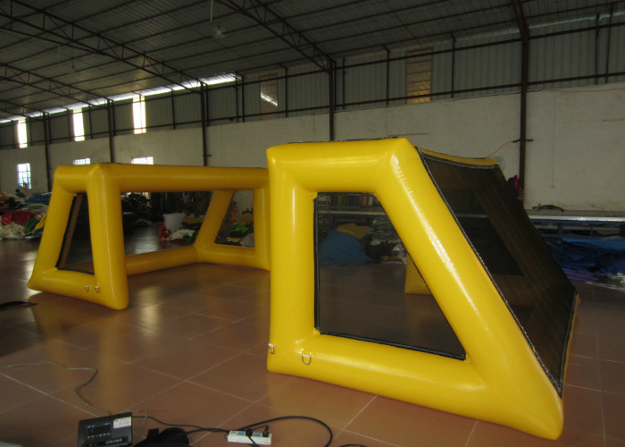 Digital Printing 0.55mm Pvc Tarpaulin Inflatable Football Games simple inflatable Soccer Door for practising