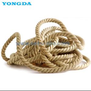 Quality ISO1181-2004[E] 3-Strand Hawser-Laid Manila Rope wholesale
