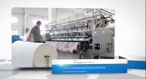 Quality 94 Inch Duvet Computerized Sewing And Quilting Machine 25.4mm Needle Space wholesale