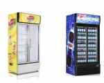 An Economical Refrigerated Freezer Display Cabinet Direct Cooling High-Capacity