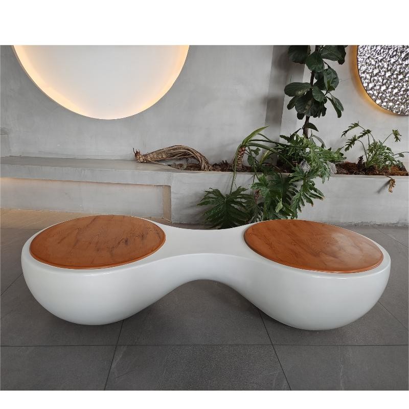 White Fiberglass Furniture Sets Large Lightweight Fiberglass Tables Seating