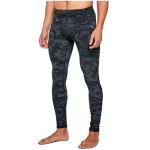 Camo Printed Men'S Yoga Leggings Pants Reflective Running Tights With Pockets