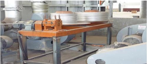 8-13mm Rod Diameter Rod Feeding Unit 2 Feeding Rods For Aluminium Smelting