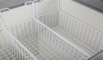 Energy Saving Ice Cream Display Chest Freezer , 528L Curved Glass Doors