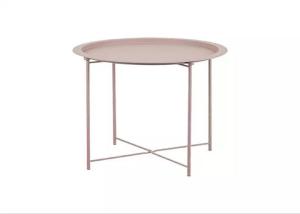 Quality All Iron Round Shape Tea Coffee Side Beach Patio Table Living Room Furniture wholesale