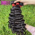 Narural Wave Virgin Peruvian Hair , 100% Virgin Human Hair No Tangling