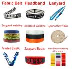 Diecut Personalized Promotional Gifts Jacquard Polyester Woven Ribbon Tape