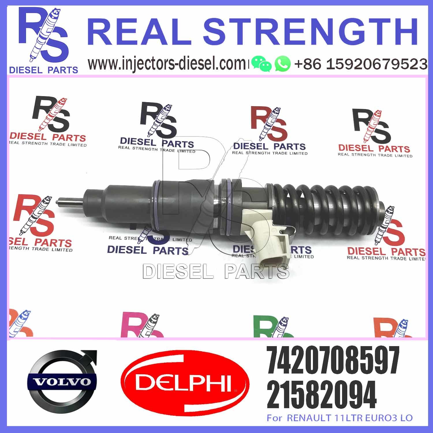 Diesel Engine EUI Injector BEBE4D04001 5001867216 7420708597 20708597 21582094 For V-O-L-V MD11