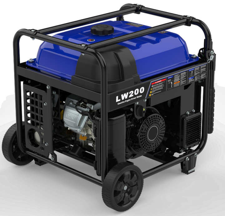 Industrial-purposed Portable Rated 200A /250A Gasoline MMA/Cellulose/TIG Welding Generators
