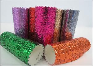 Quality Diamond Decoration Wallpaper Chunky Glitter Fabric Wear Resisting wholesale