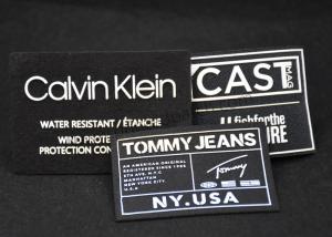Quality 5 Colorway Printed Iron On Labels Woven Labels With Own Logo wholesale