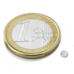 D2x2mm Neodymium cylinder hanging magnet/ndfeb disc N42 powerful magnet