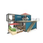 Modular Steel Buildings Hotel Container Houses Movable Prefab 40ft Shipping Fast