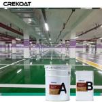Car Parking Lot Industrial Epoxy Floor Coating Epoxy Mortar Repairs Damaged