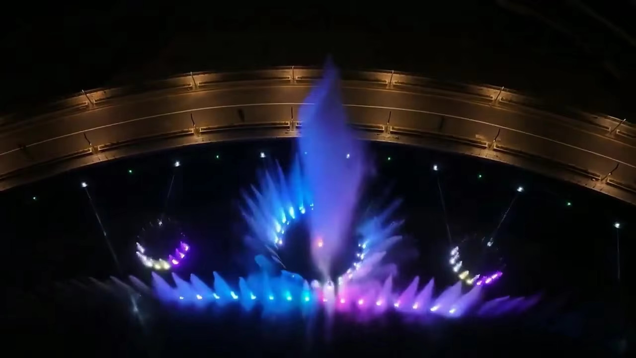 Sea Fountain Project Fountain Floating Lake Pool Dancing Water Music Fountains