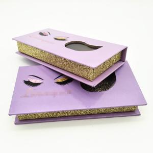Quality Clear Window Box Packaging Luxury Customized Logo White Cardboard Lash wholesale