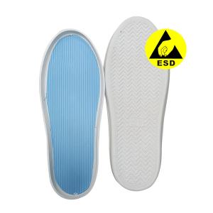 Quality Cleanroom Dustproof ESD Single Sole Antistatic White Safety Boots Sole Extra Large Size wholesale