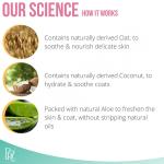 Coconut Oil Oatmeal Aloe Gentle Dog Shampoo And Conditioner 220ML