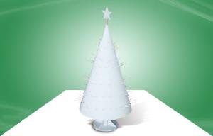 Quality White Unique Design Cardboard Hook Display Stand For Christmas Gifts wholesale