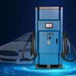 CE Approved 120KW Floor Mounted Fast Outdoor Commercial EVSE EV Charging Station