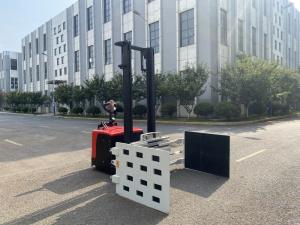 Quality 3000kg Industrial Walkie Stacker Lift Duplex mast 1150*190*65 wholesale